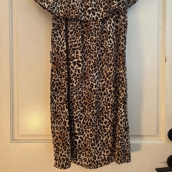 Velvet by Graham & Spencer Leopard Dress with Pockets Small - Picture 8 of 10